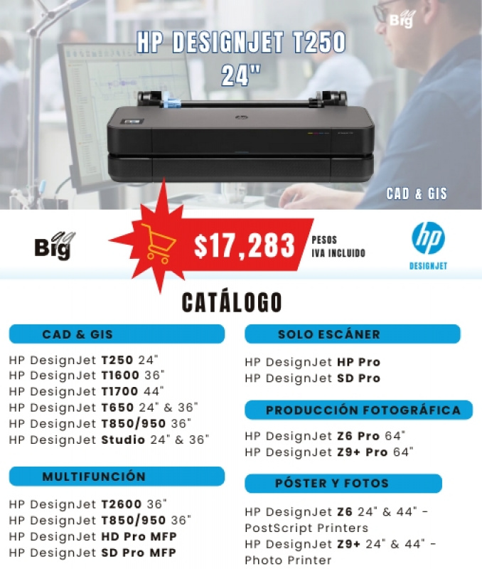 Catálogo HP DesignJet Plotters